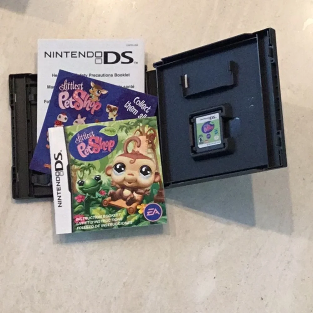 Littlest Pet Shop Jungle Nintendo DS Game LPS CIB Tested